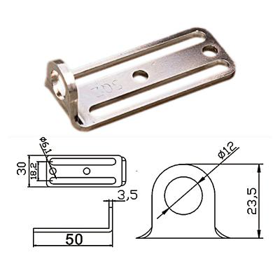 雙槽金具L型支架--JD20E-105